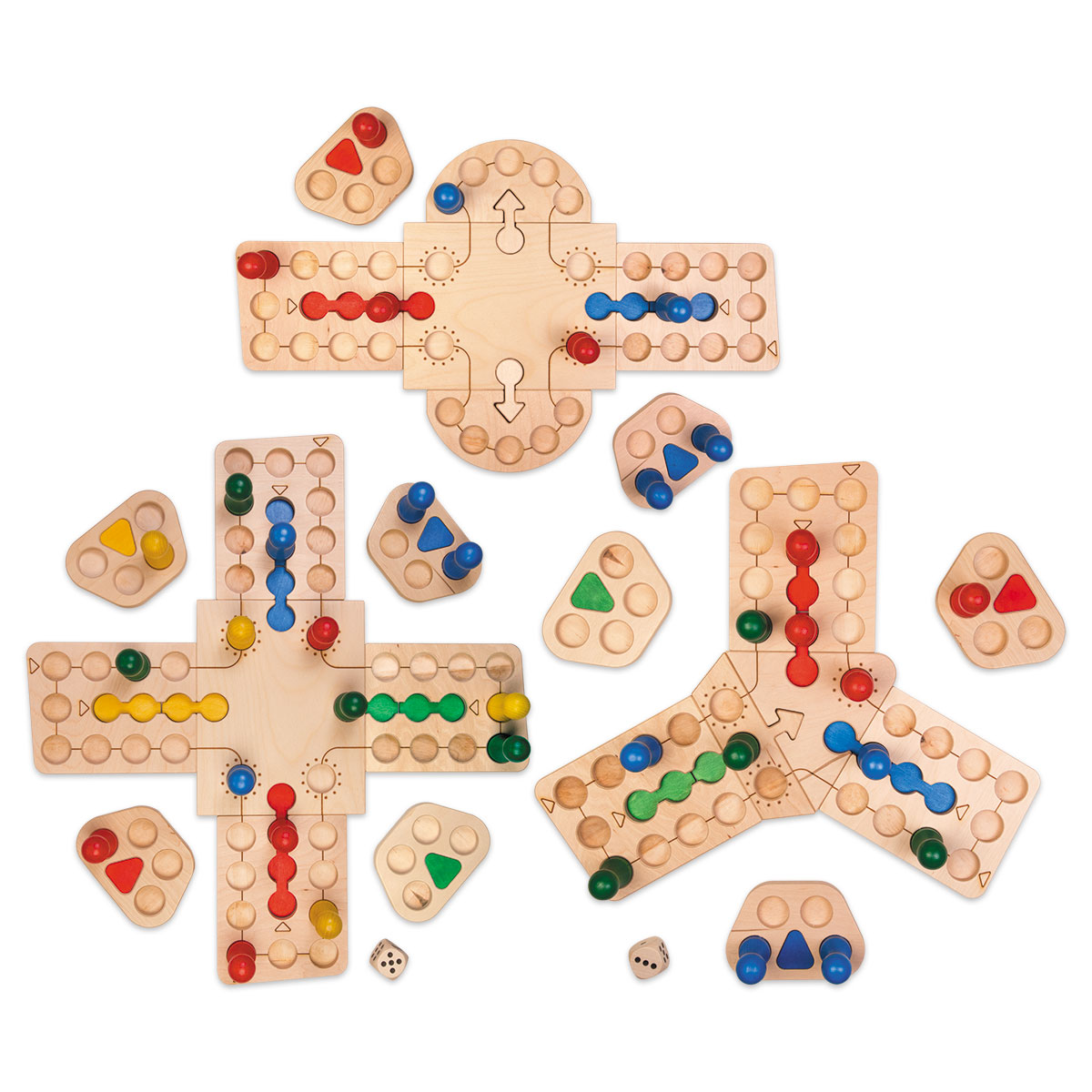Zauberhafte Spielwiese Holz Grundmodell 40-teilig