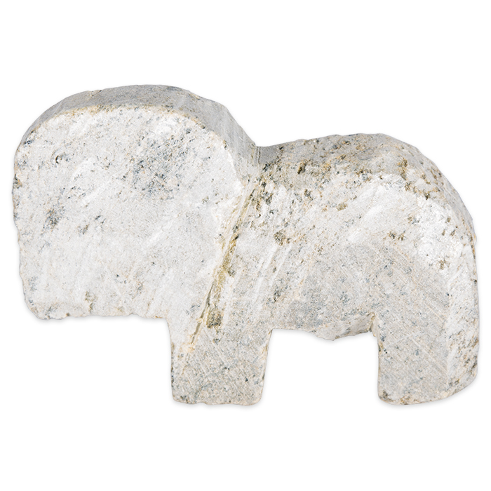 Speckstein-Rohling ca. 8-10cm Elefant