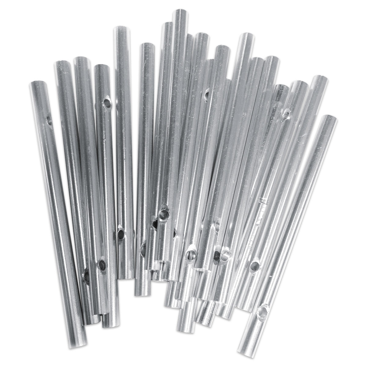 Klangstäbe Aluminium 6mm 11cm 20 St. voll Klangstäbe Aluminium 6mm 11cm 20 St. voll