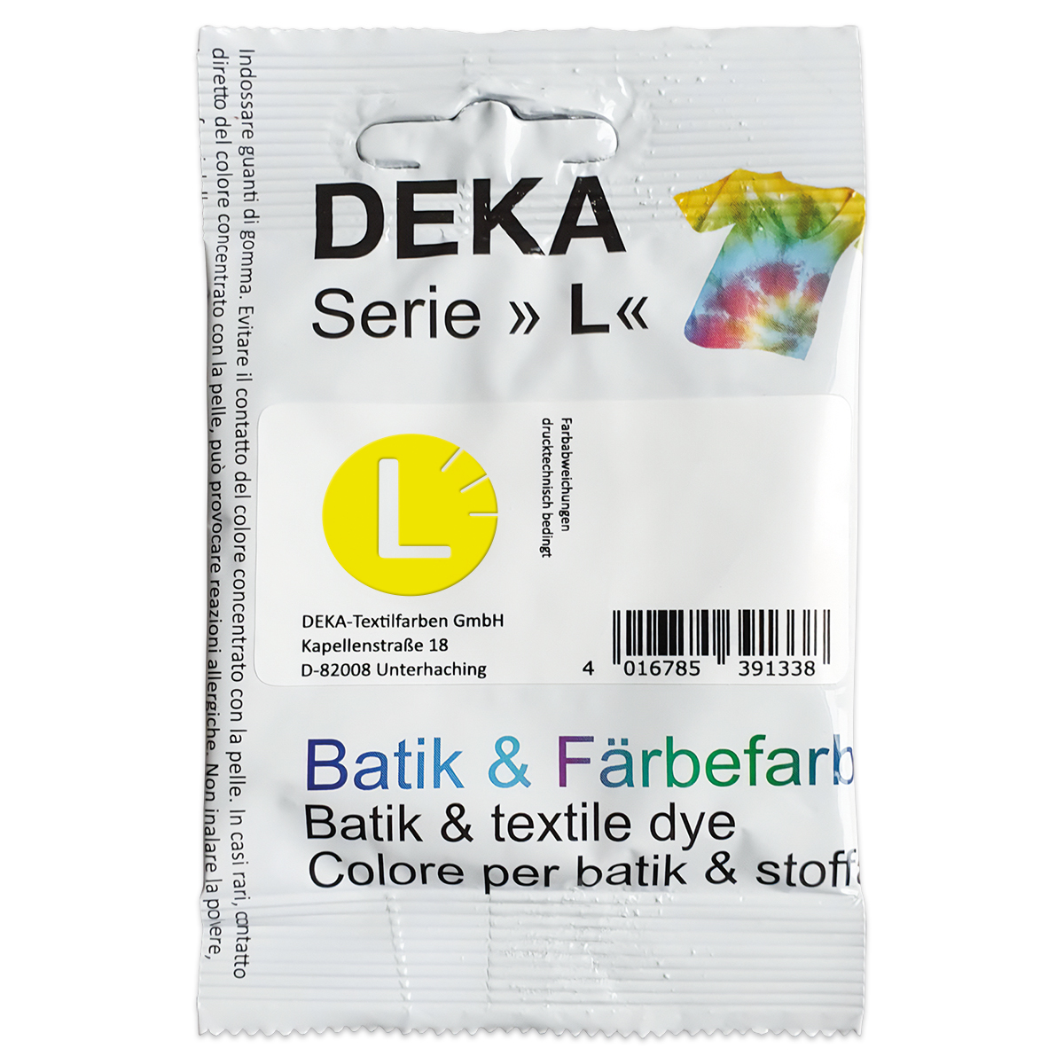 Deka-Serie L Textilfarbe - 10g zitron
