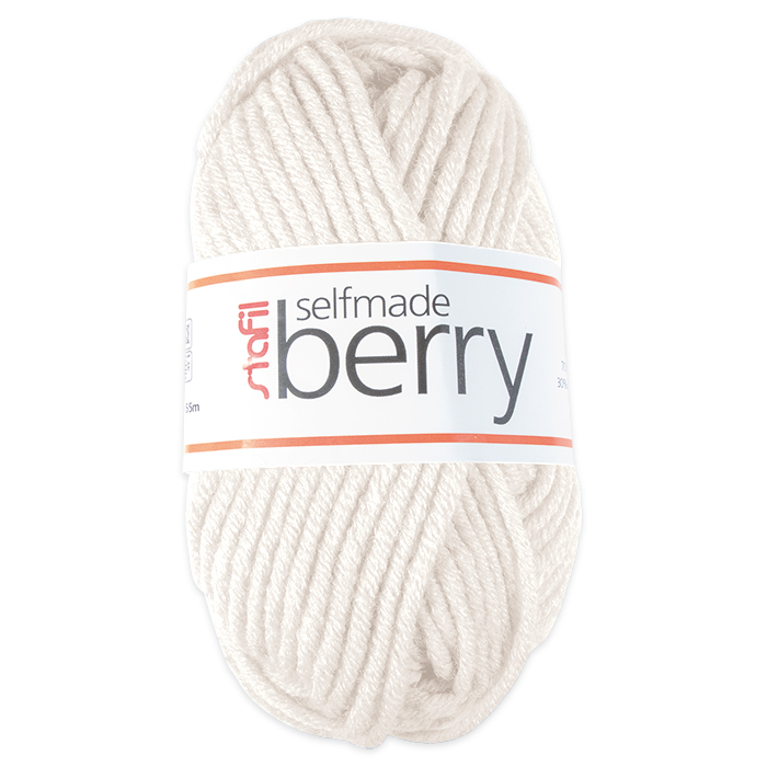 Wolle Berry 6-7mm 50g natur