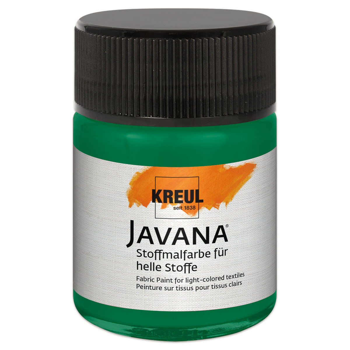 KREUL Javana Stoffmalfarbe helle Stoffe 50ml dunkelgrün