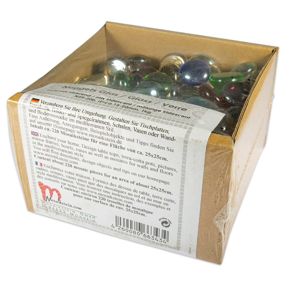 56615920_147sY2VJG1DtI5 Glasnuggets Ø15-20mm 1kg irisierend bunt