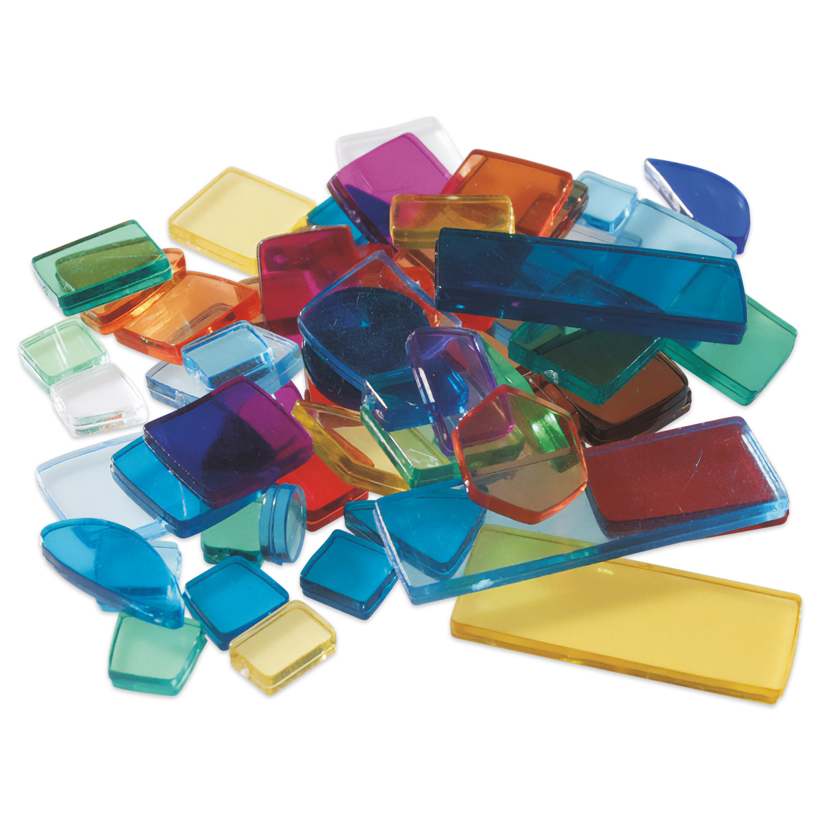 Acryl-Mosaik Lucy Formen-Mix 100g bunt-mix Acryl-Mosaik Lucy Formen-Mix 100g bunt-mix