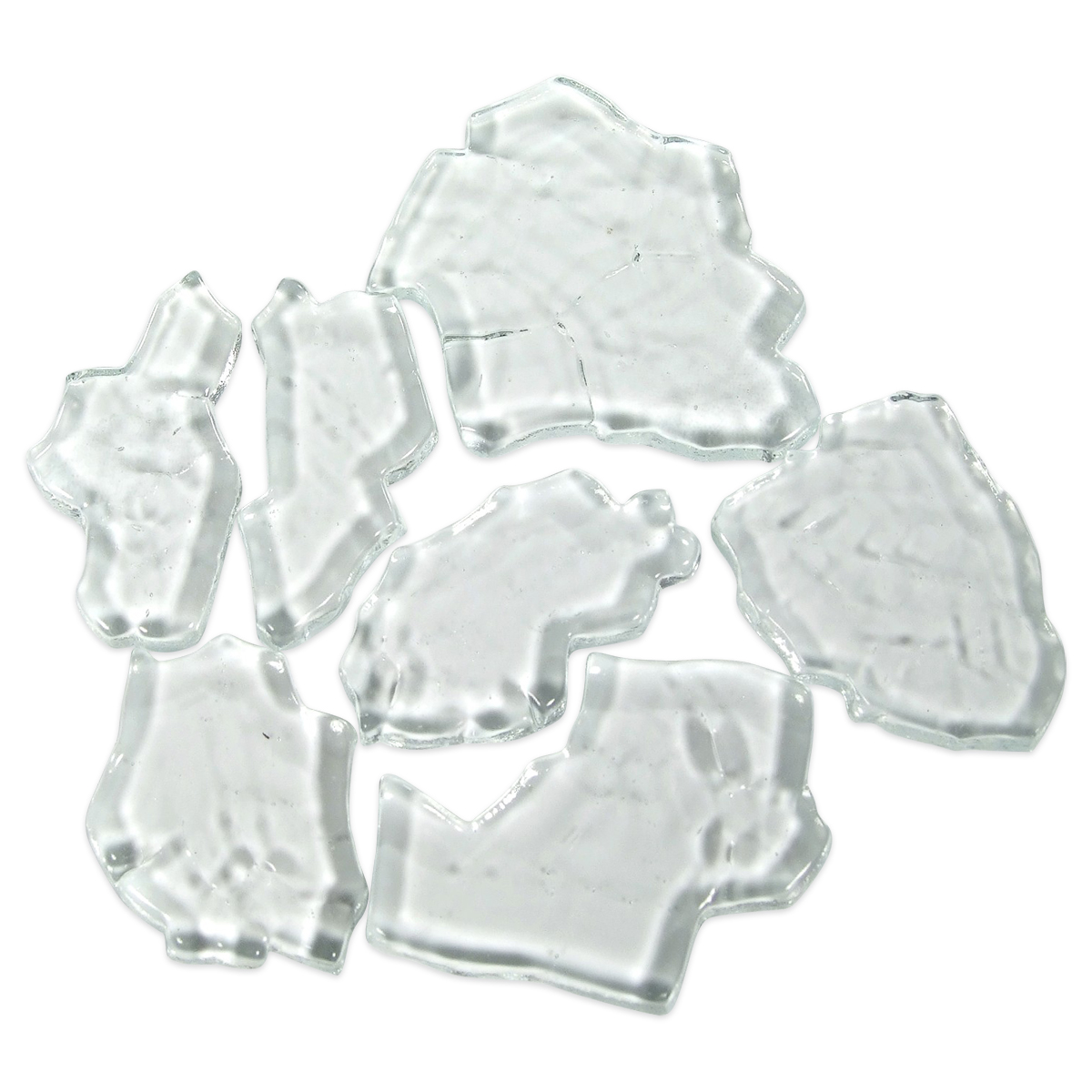 Crash Glas polygonal 500g ca. 190 St. transparent Crash Glas polygonal 500g ca. 190 St. transparent