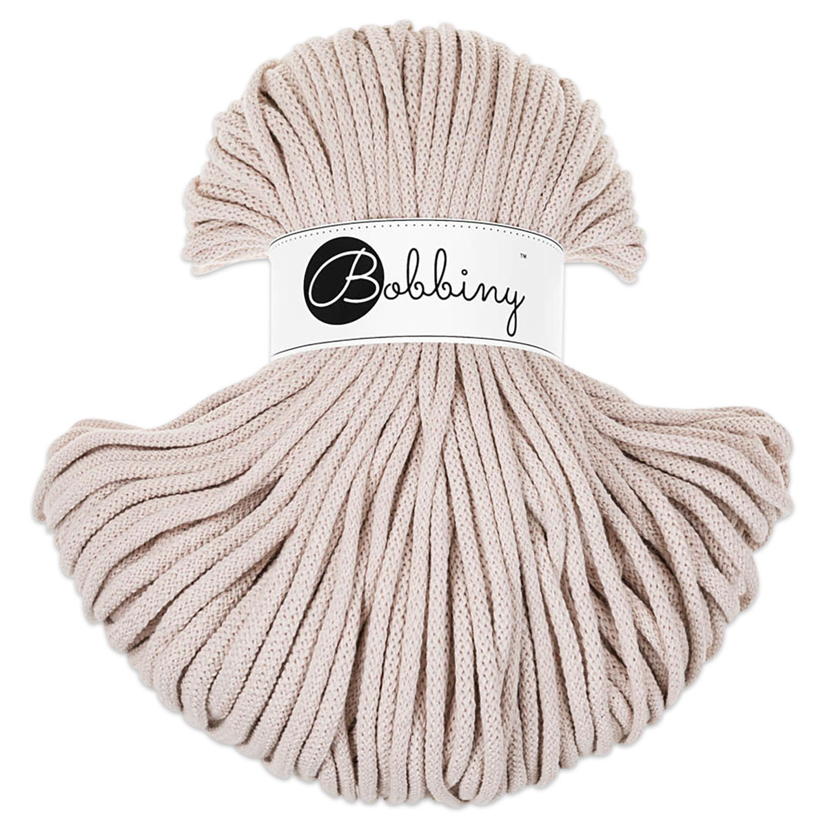 Bobbiny Rope-Garn Premium Ø 5mm heller hautton