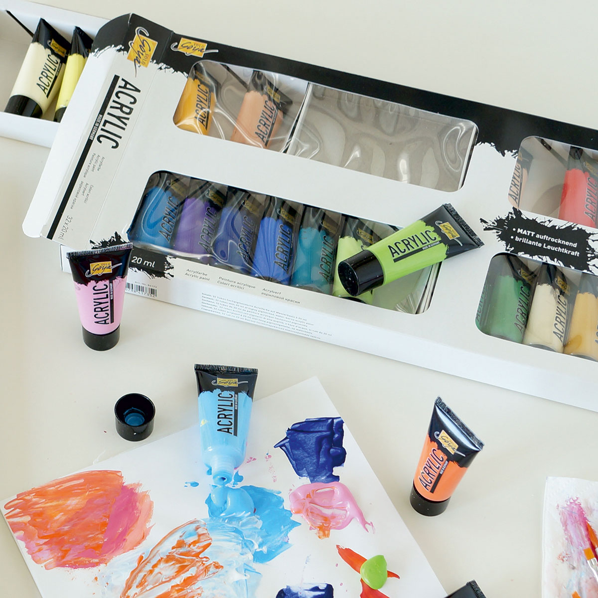 SOLO GOYA Acrylic 32 Farben à 20ml SOLO GOYA Acrylic 32 Farben à 20ml