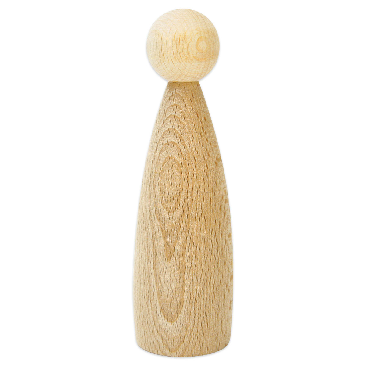 Figurenkegel Buchenholz Ø 35mm 120mm