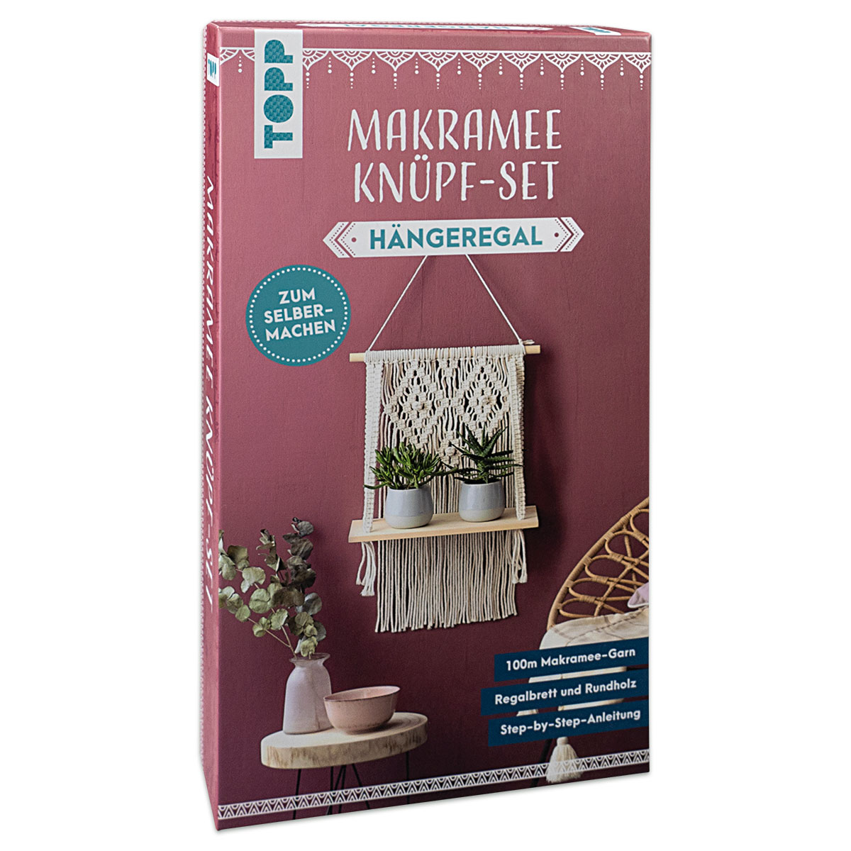 Makramee Knüpf-Set Hängeregal