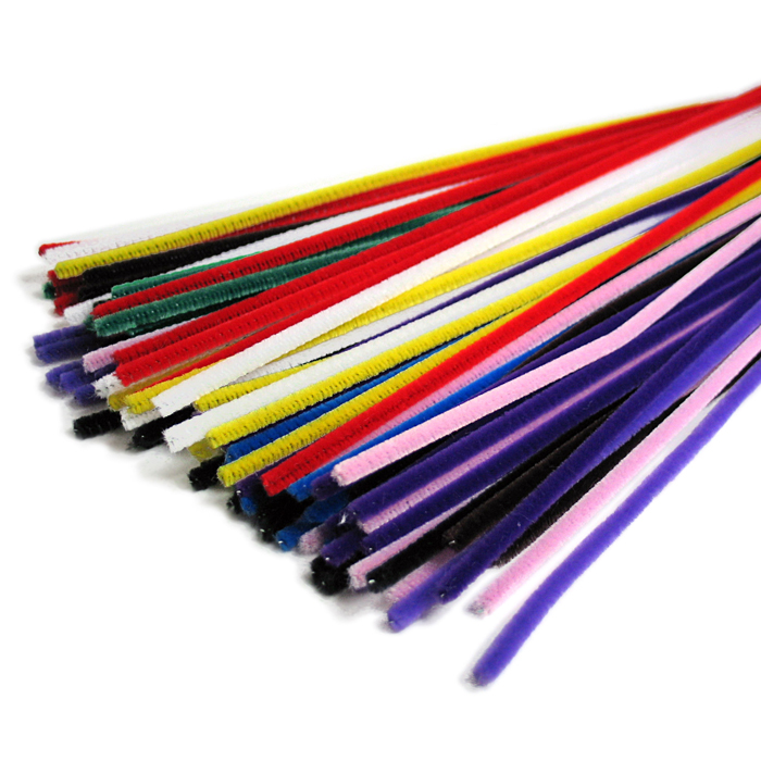 50222120Pk9QGL0iEa28n Biegeplüsch Ø 6mm 50cm 100 St./10 Farben