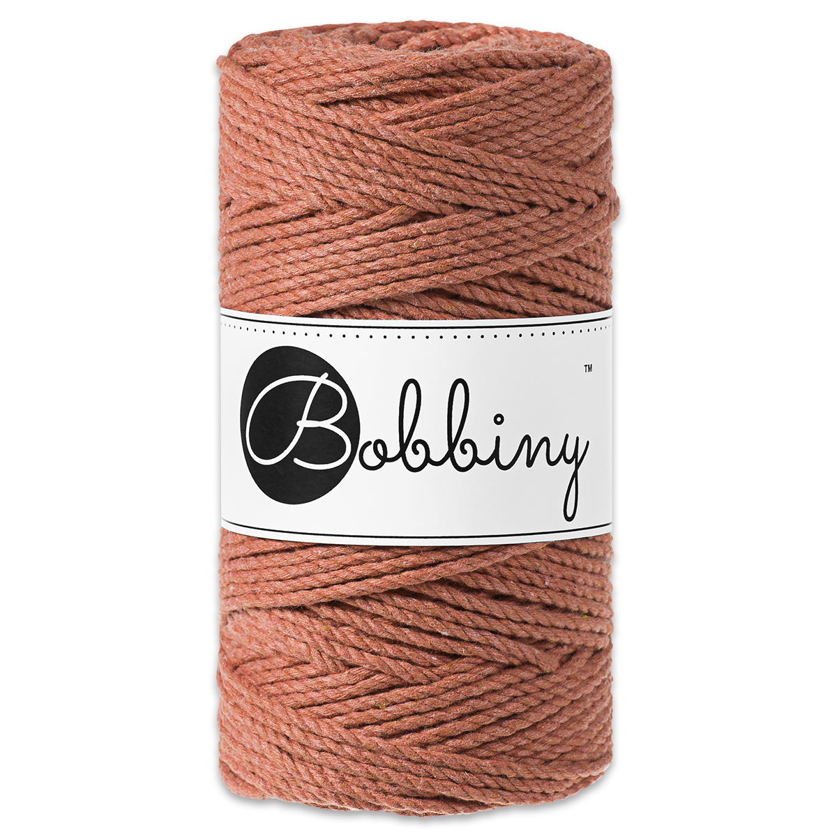 Bobbiny 3PLY Makramee-Kordel Ø 3mm terracotta