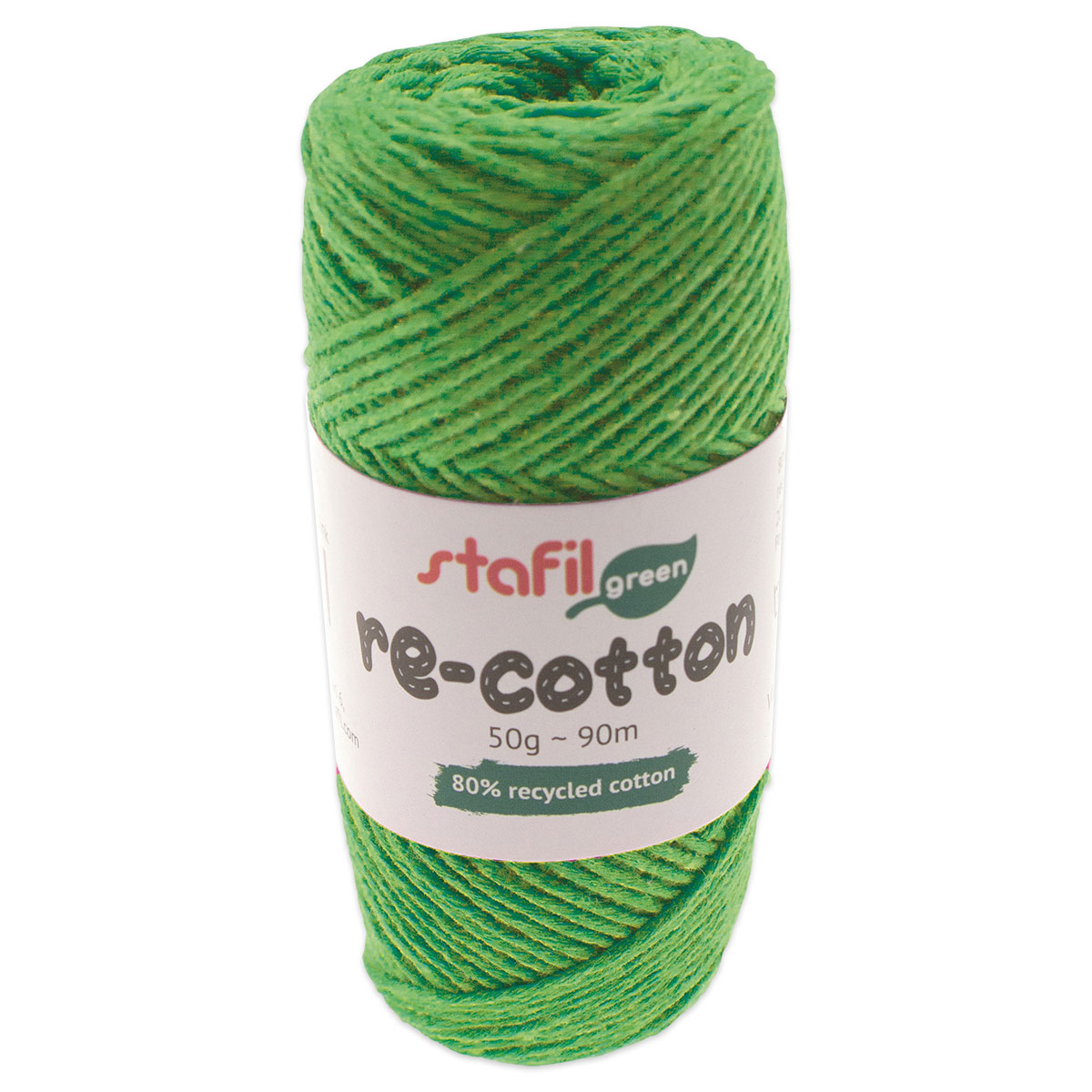 Re-cotton Garn 50g 90m grün