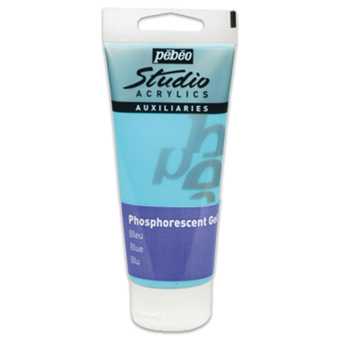 Acrylfarbe nachleuchtend 100ml blau