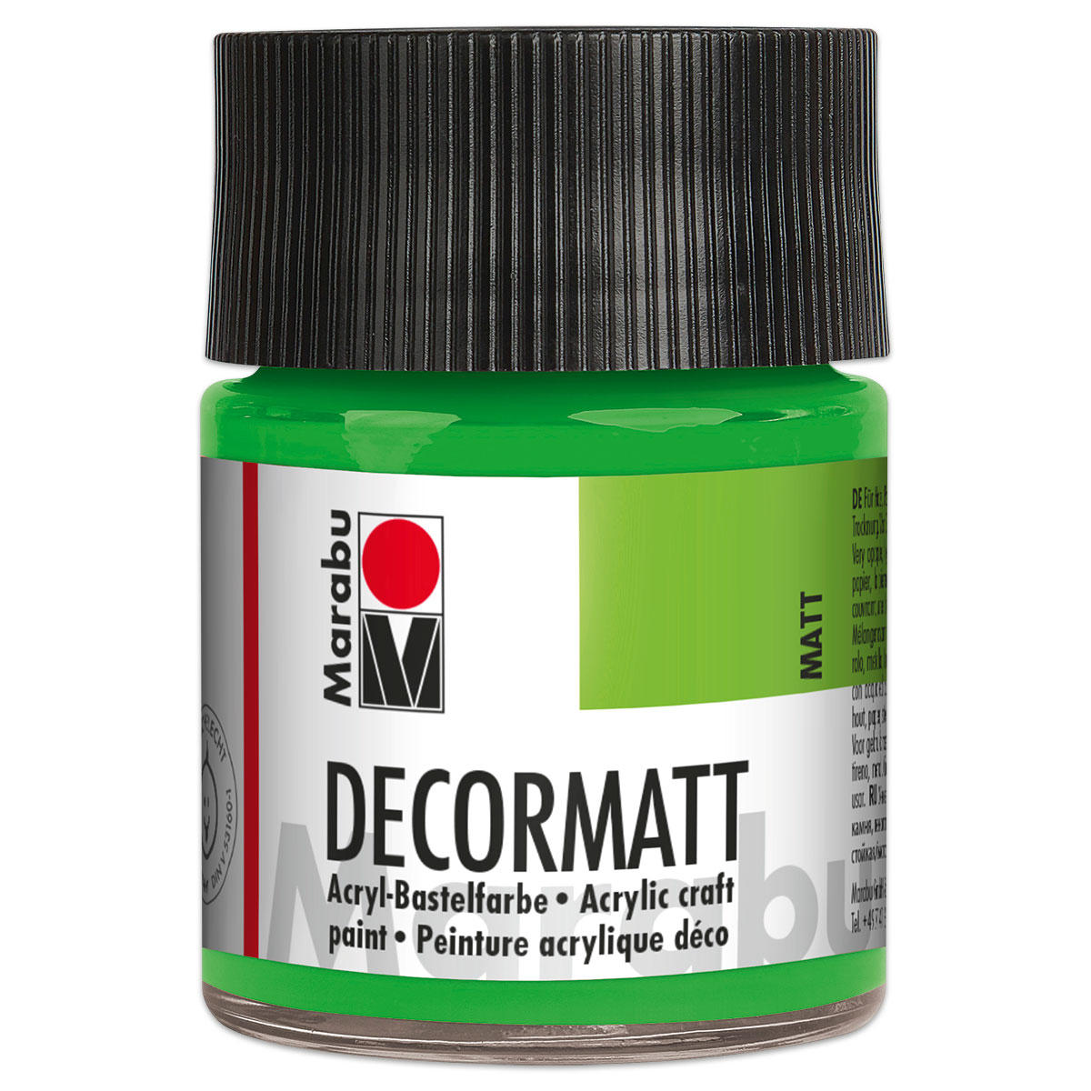 Decorlack Acryl matt 50ml gelbgrün
