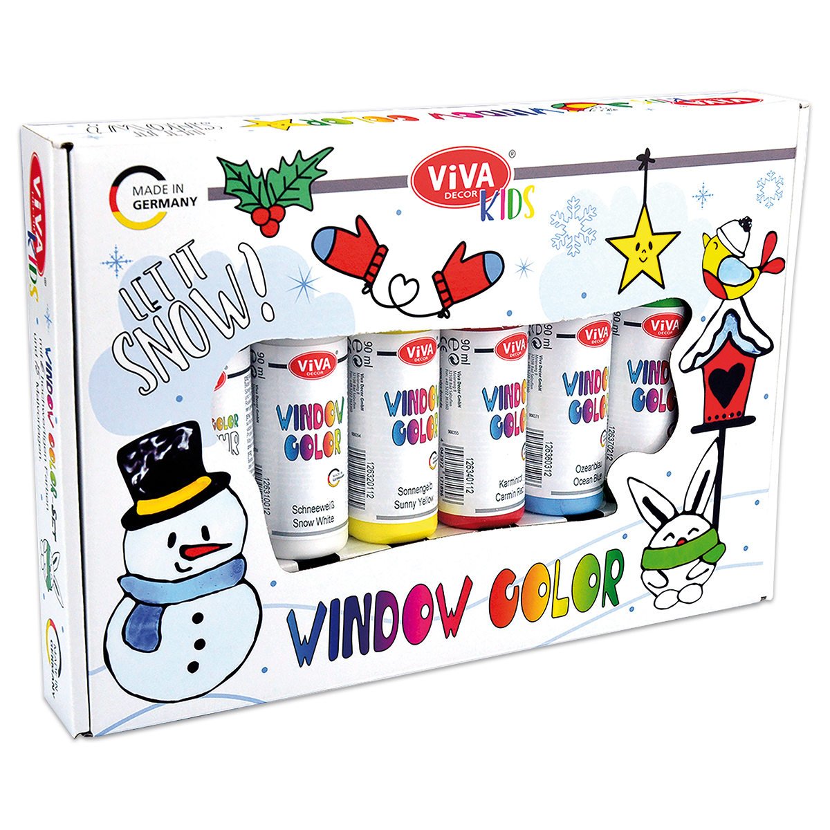 Kids Window Color-Set Let it snow