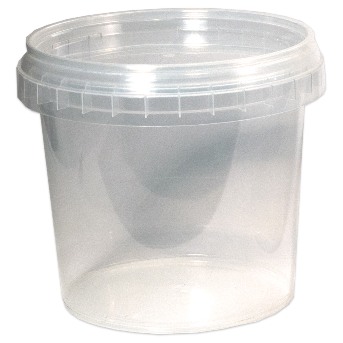 Kunststoffbecher mit Deckel 365ml transparent