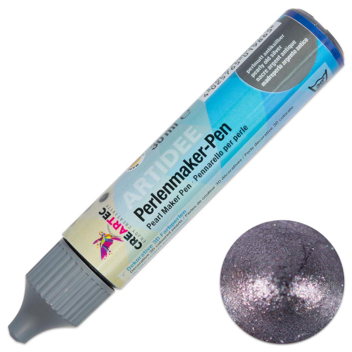 Perlenmaker-Pen 30ml perlmutt antiksilber