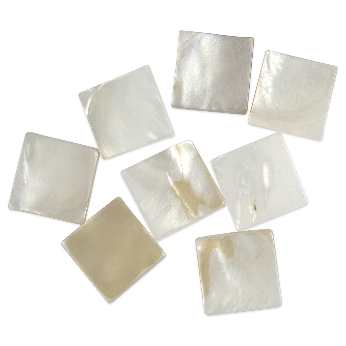Perlmutt-Mosaik 15x15mm 1-2mm 1kg ca. 840 St. Perlmutt-Mosaik 15x15mm 1-2mm 1kg ca. 840 St.