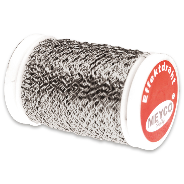 Bouillon-Effektdraht 0,25mm 25g silberf.