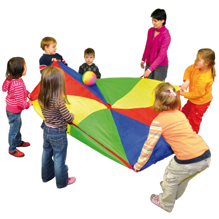 Schwungtuch Kunststoff Ø 360cm 12 Griffe grün