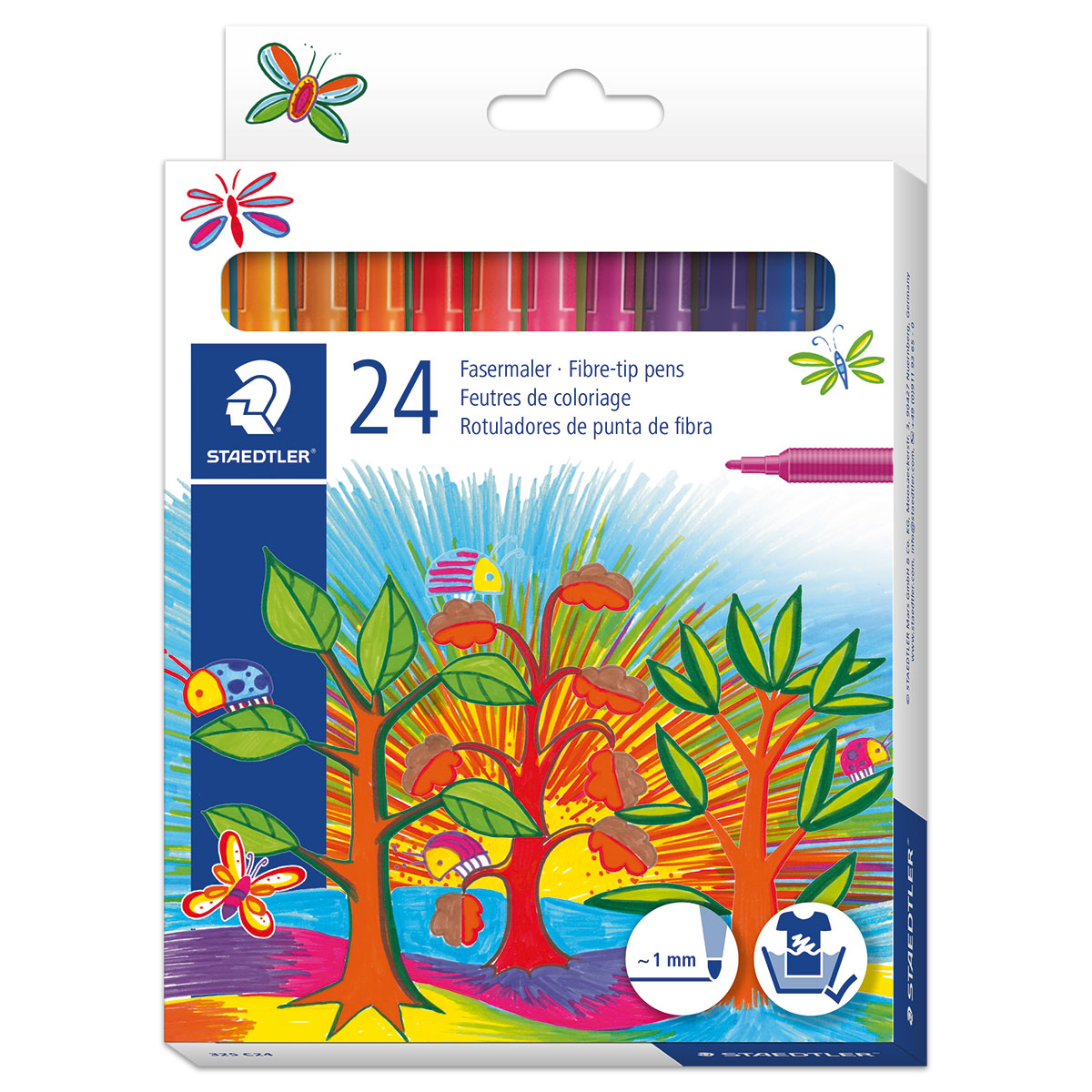 53232524AAAXcAnfBEkNQ Staedtler 325 24 Fasermaler