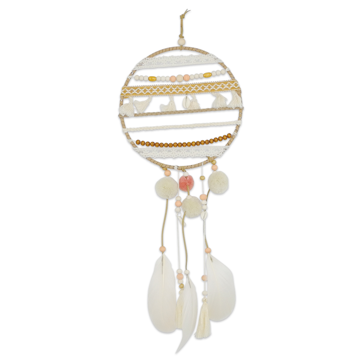 Traumfänger-Set ca. 45cm natur