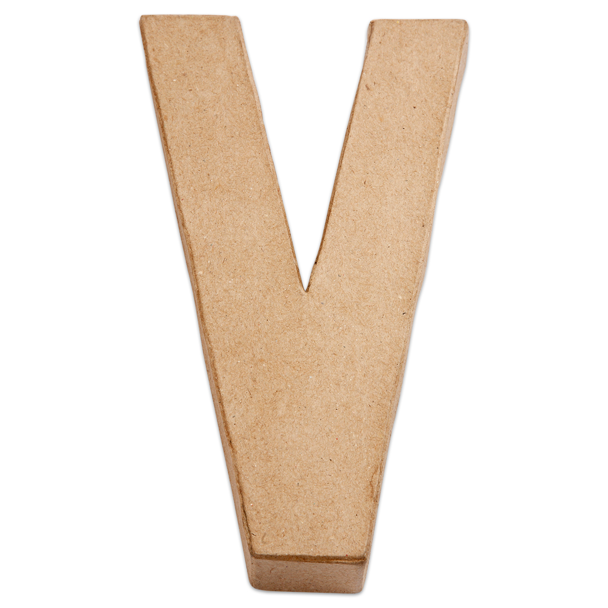 Buchstabe V Pappmaché ca. 200hx115bx25mm