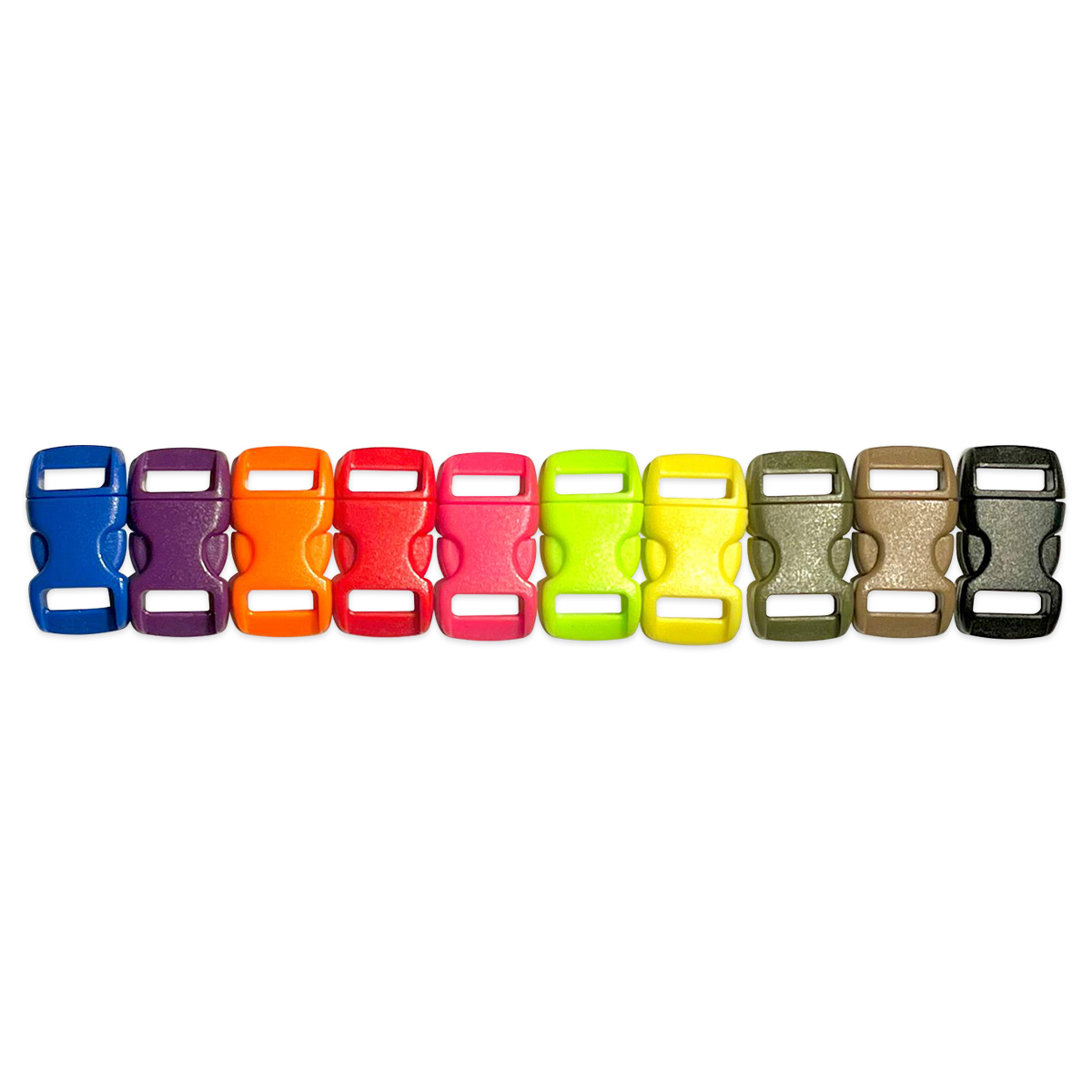 Steckverschlüsse Kunststoff 11mm 100 St. 10 Farben Steckverschlüsse Kunststoff 11mm 100 St. 10 Farben