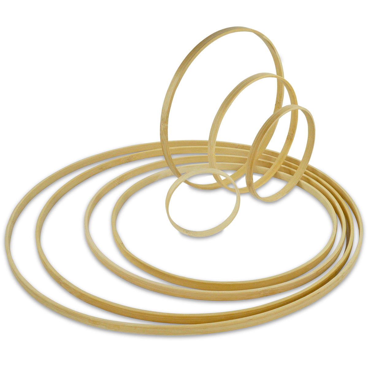 Bambusring ca. Ø 20cm flach natur
