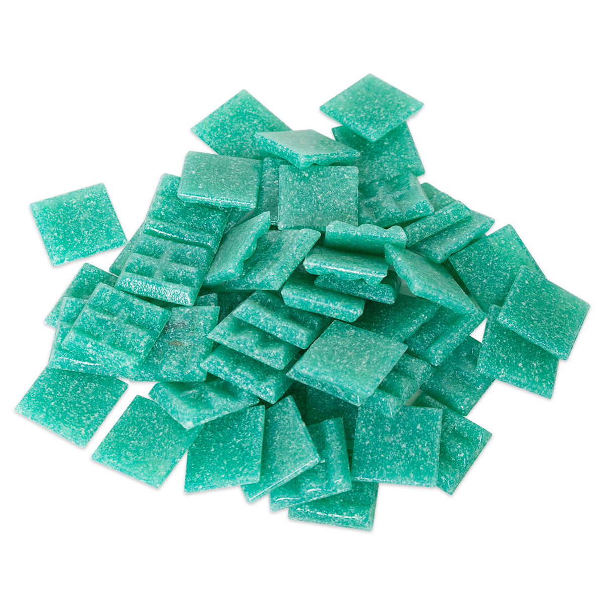 Glasmosaik Joy 10x10x4mm 1kg türkis Glasmosaik Joy 10x10x4mm 1kg türkis