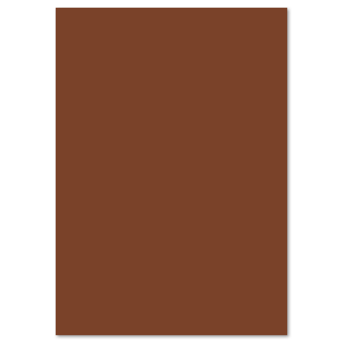 Tonpapier 130g/m² 50x70cm 10 Bl. schokobraun