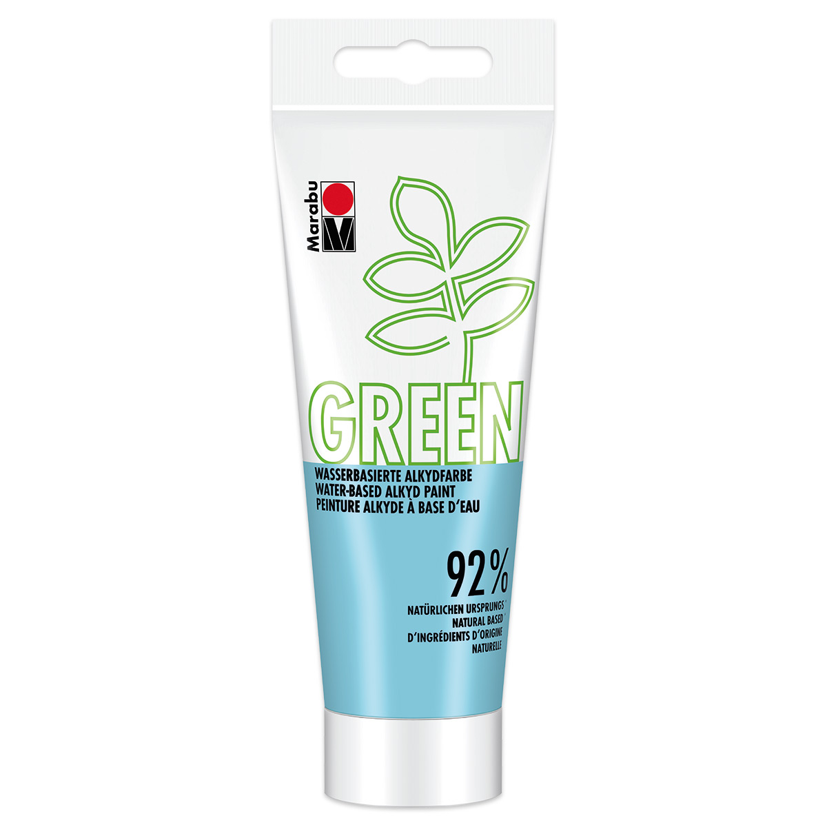 Green Wasserbasierte Alkydfarbe 100ml pastellblau