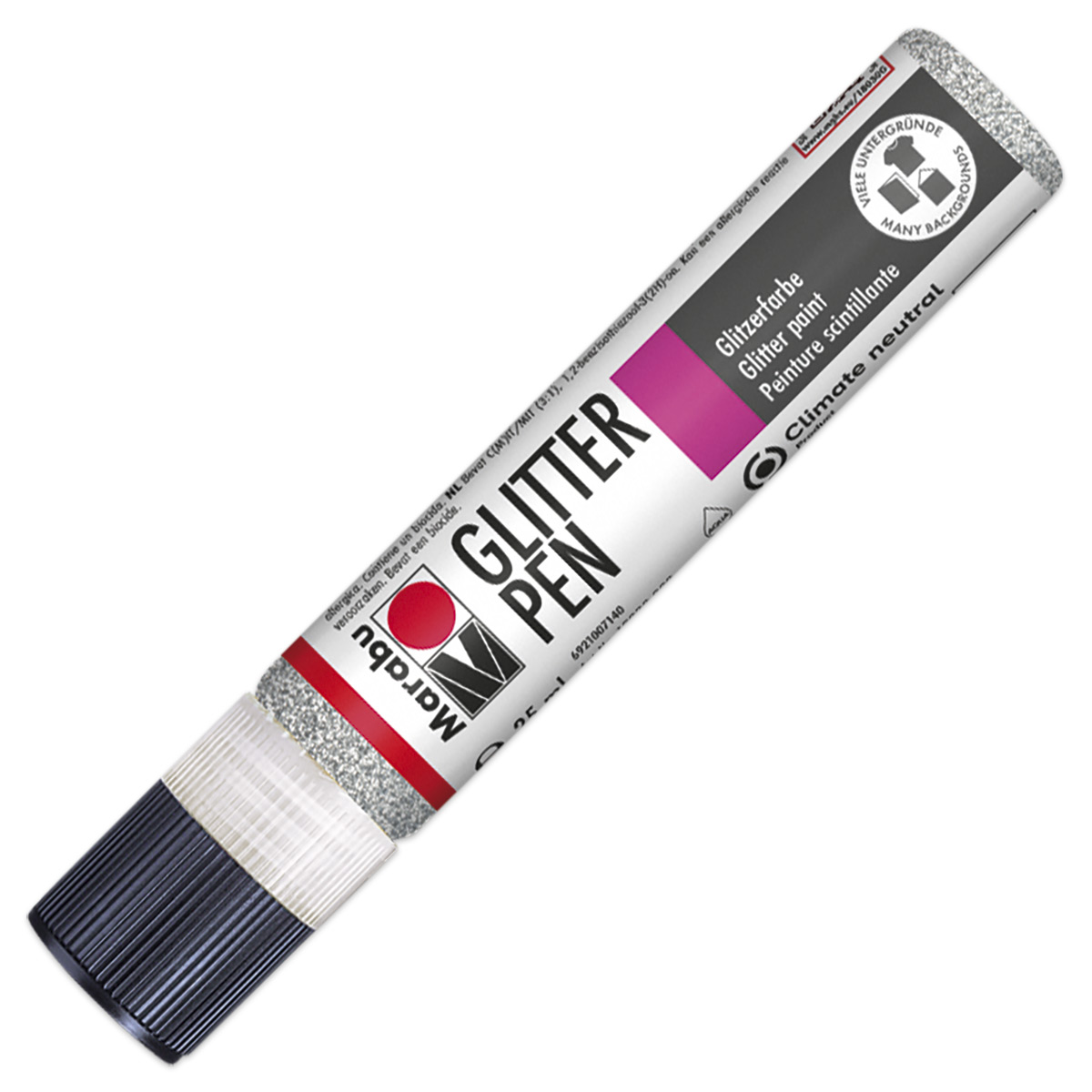 Marabu Glitter Pen 25ml silber