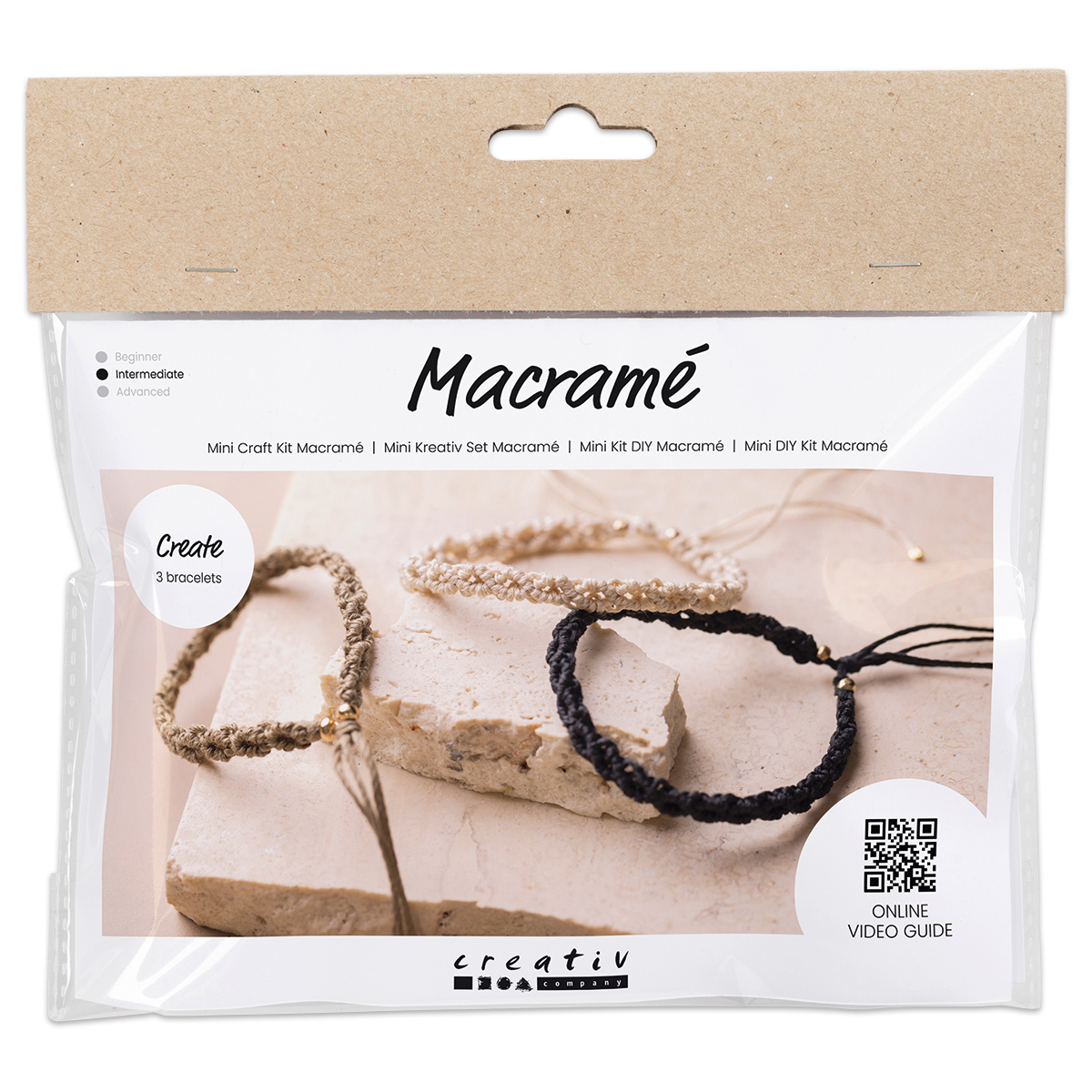 Mini-Kreativset Makramee Armbänder