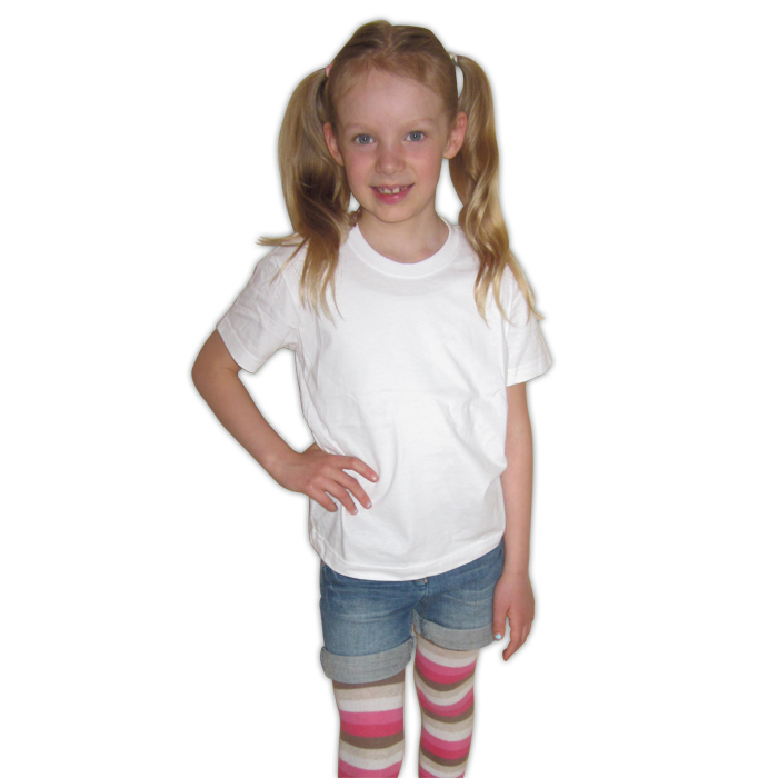 Junior T-Shirt weiß Größe 110-116