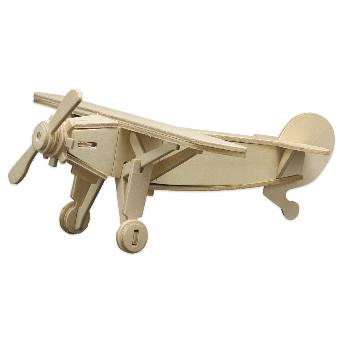 Holzbausatz Sportflieger 22x9cm 28 Teile