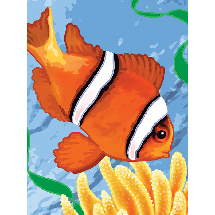 56300556ihd4nFh6I9aMb Malen nach Zahlen 22,2x29,8cm Clownfisch