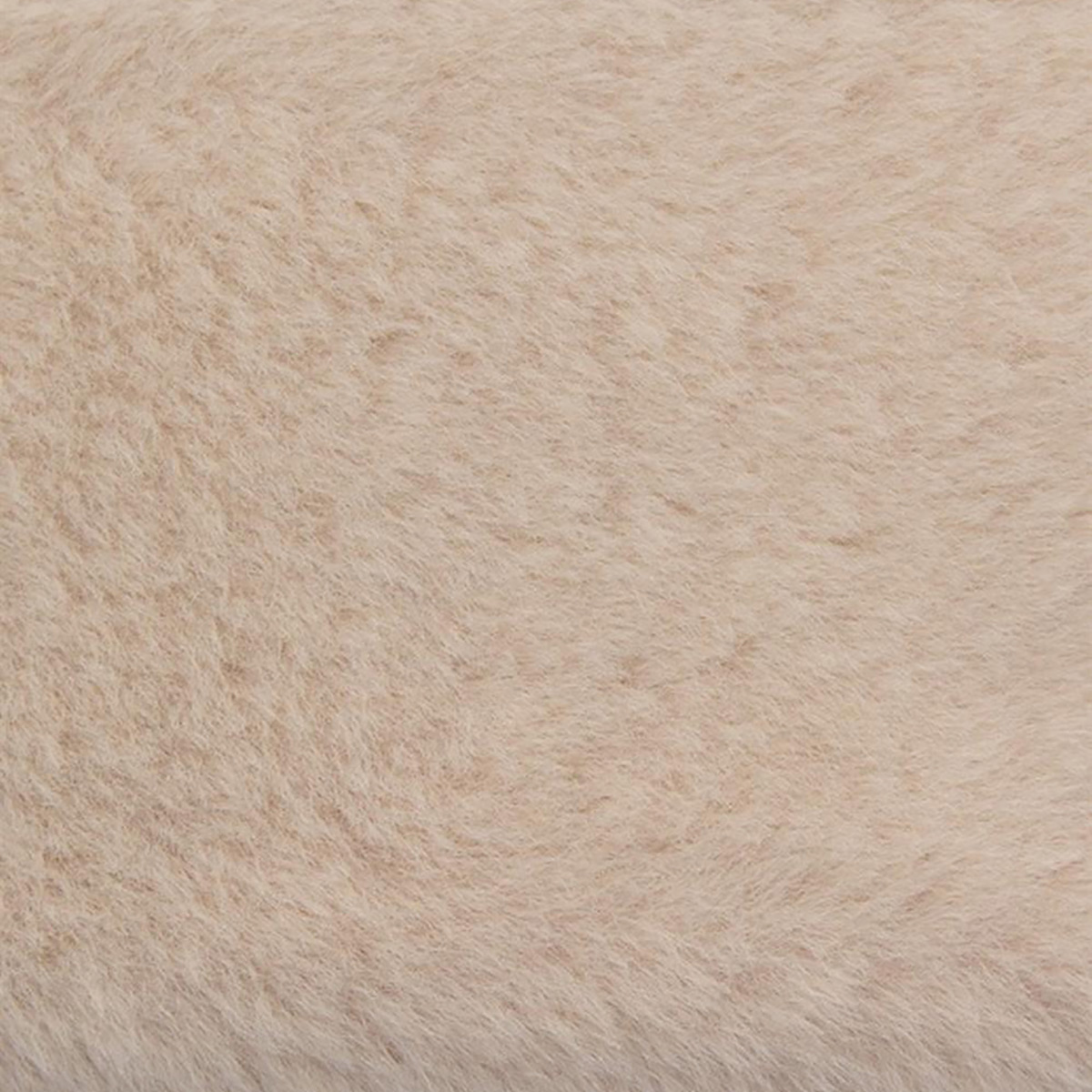 Plüschstoff 48x70cm beige