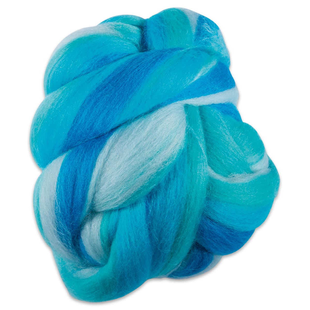 Multicolor-Merinowolle fein 100g türkis