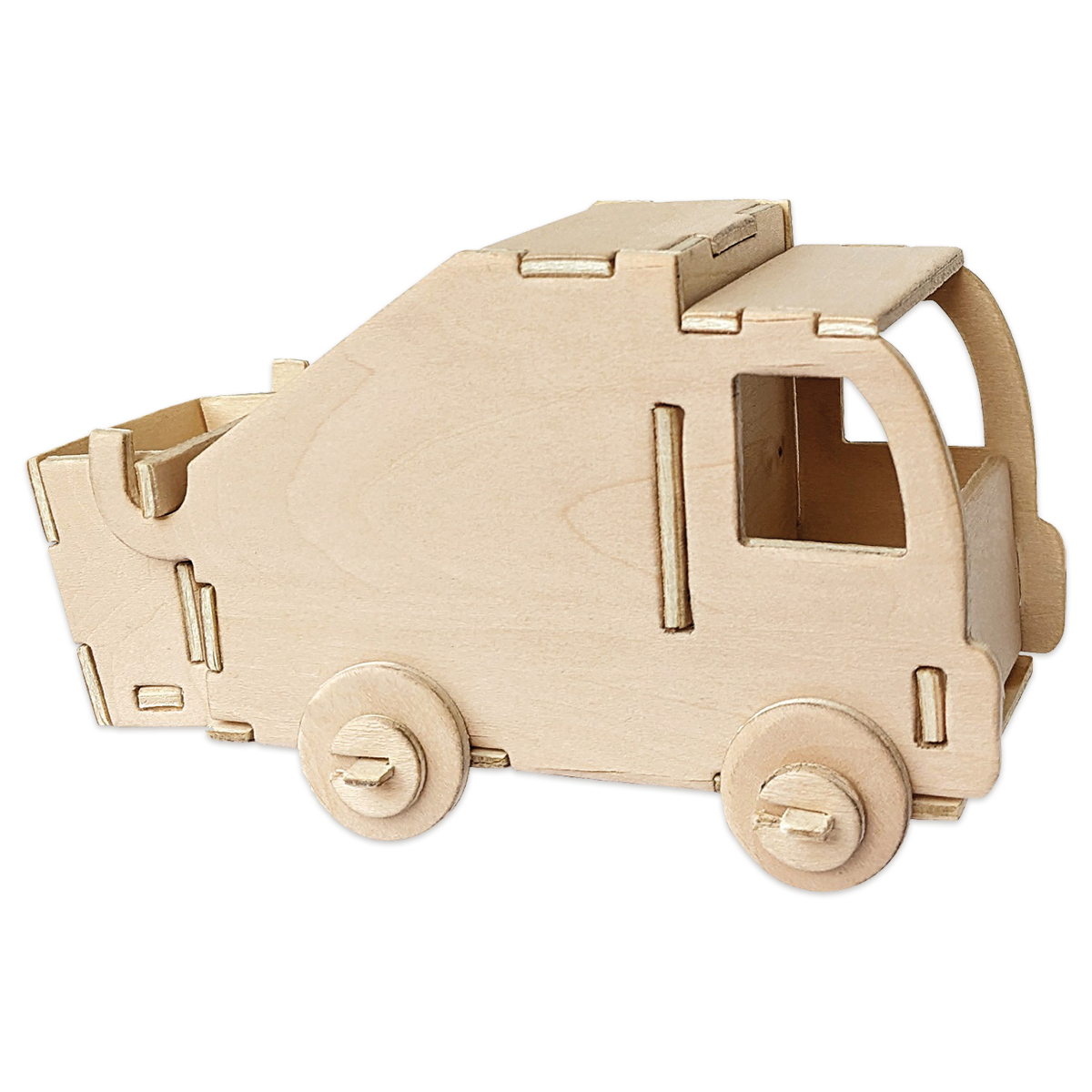 Holzbausatz Müllwagen