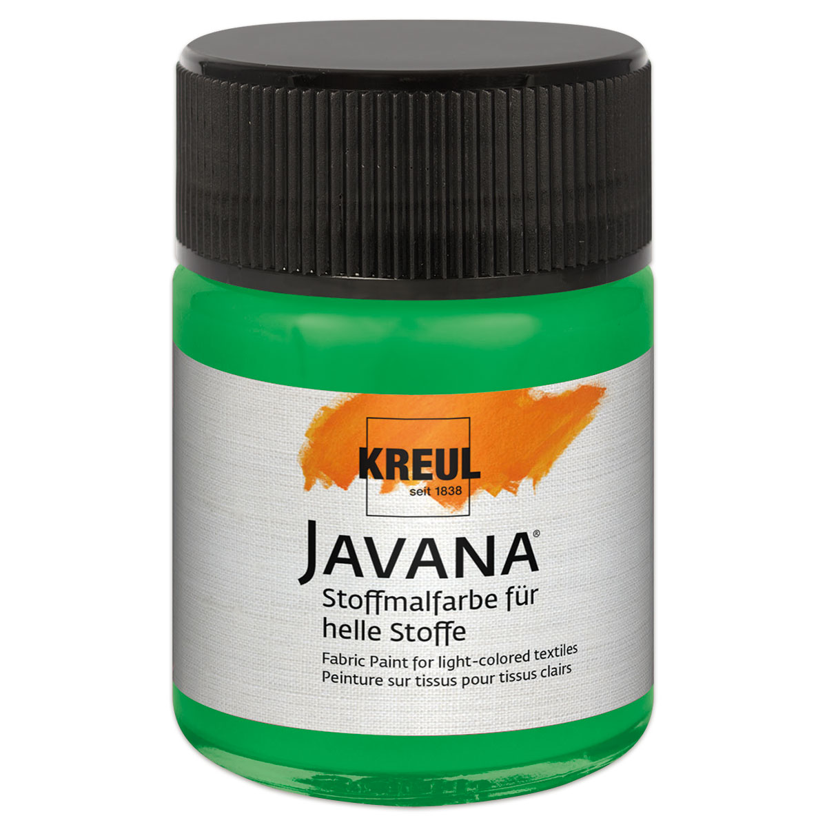 KREUL Javana Stoffmalfarbe helle Stoffe 50ml brillantgrün