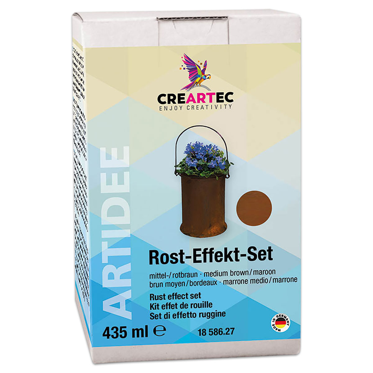 Rost-Effekt-Set mittel-/rotbraun
