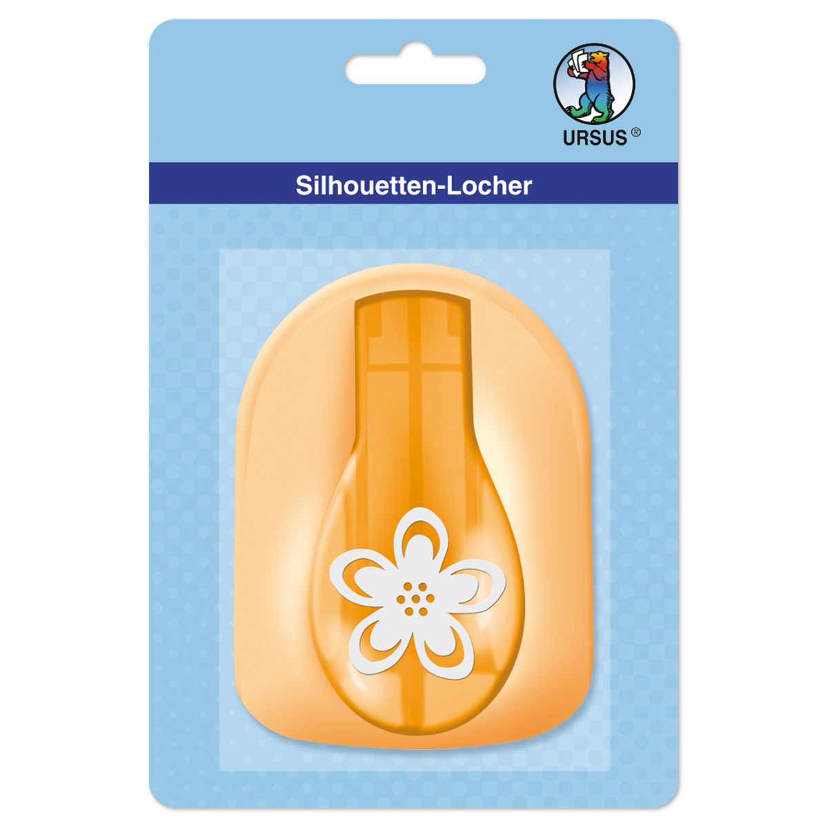 Silhouetten-Locher groß ca.35x45mm Sternenblume