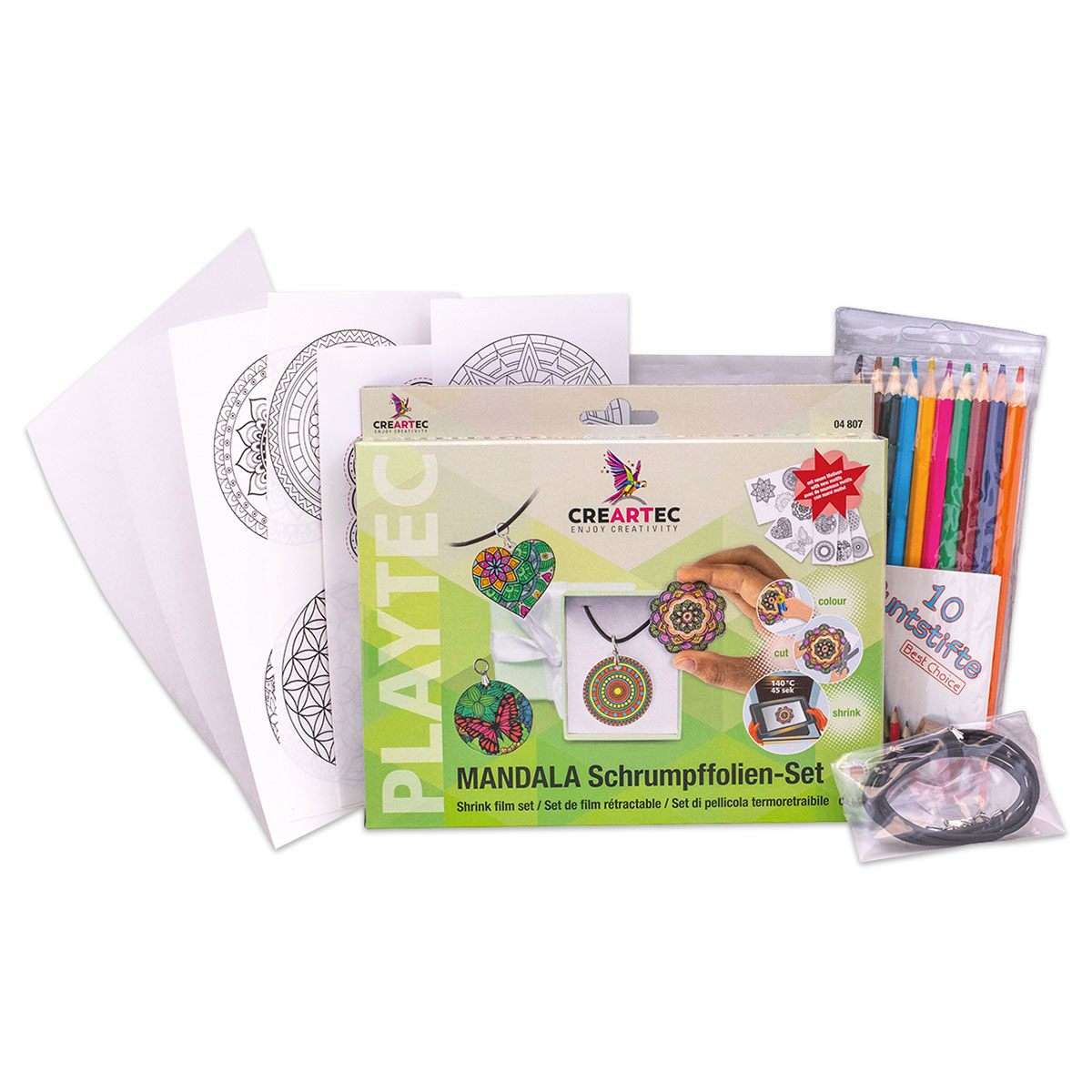 52604807G7RvOco1nJIqS Schrumpffolien-Set Mandala