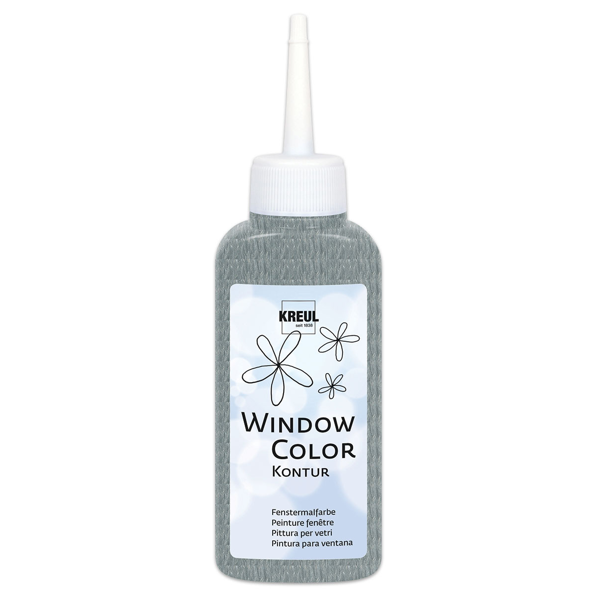KREUL Window Color Konturenfarben 80ml silberf.