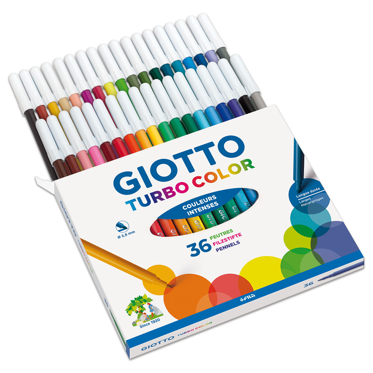 Giotto Turbo Color 36 Fasermaler/Farben