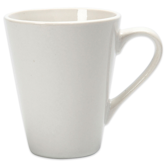 Tasse Porzellan Ø 5-8x10cm hoch weiß