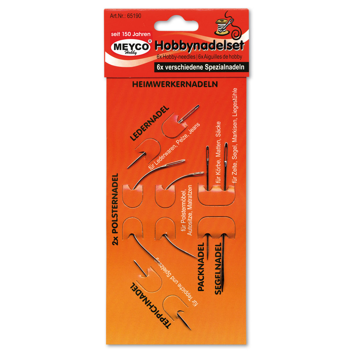Hobbynadel-Set Metall 6 St.