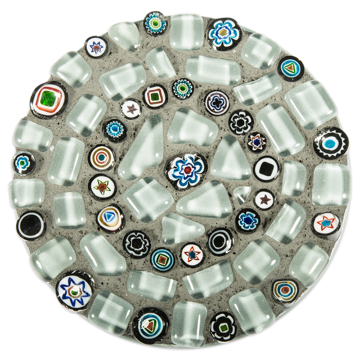 Mosaik Soft-Glas polygonal 200g grün mix Mosaik Soft-Glas polygonal 200g grün mix