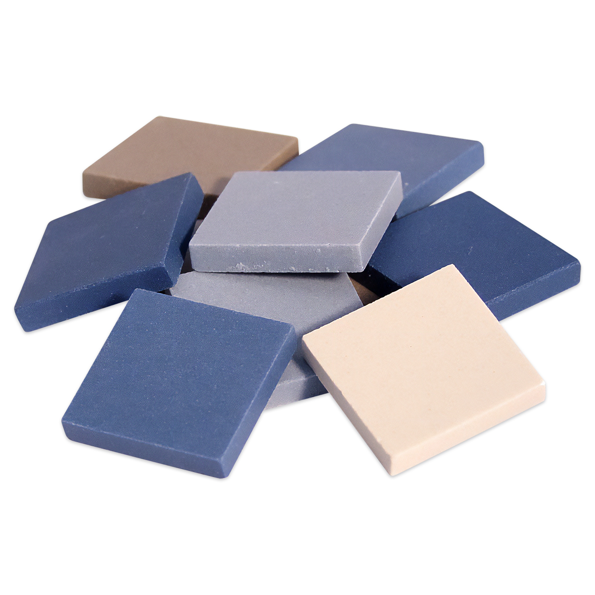 Ceraton Mosaiksteine 20x20x4mm 750g blau mix
